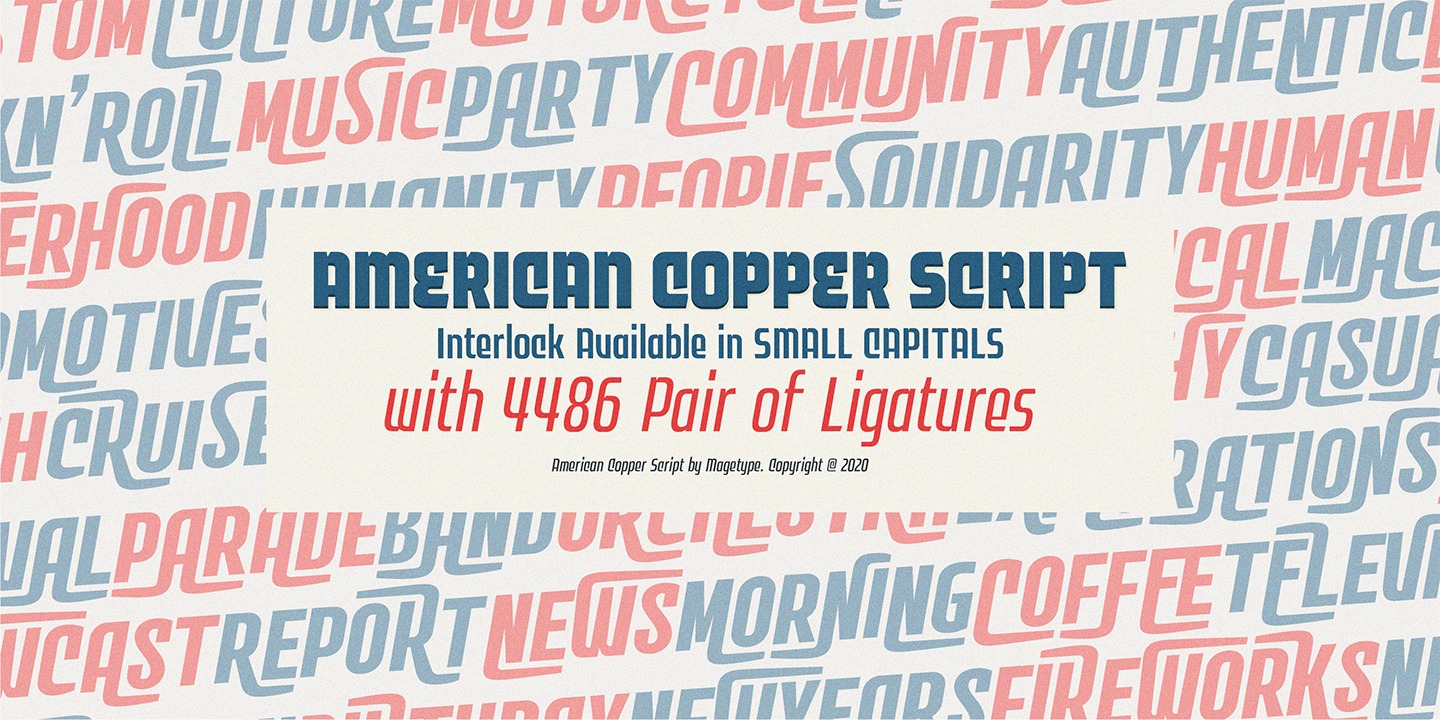 Przykład czcionki MGT American Copper Sans Light